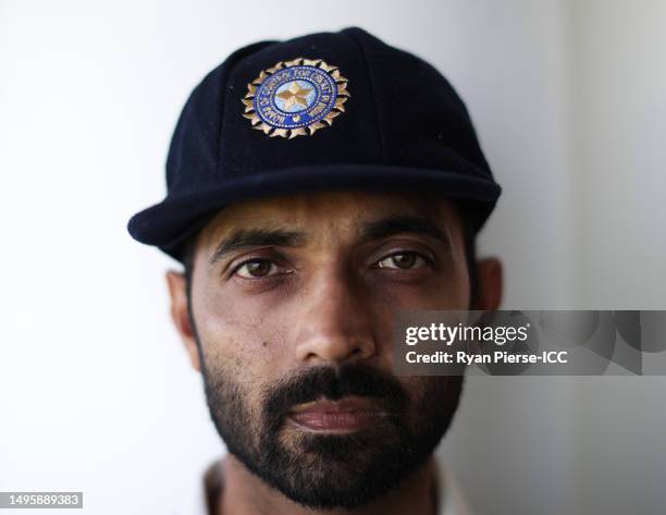 Ajinkya Rahane of India poses for a portrait prior to the ICC World Test Championship Final 2023 at The Oval on June 04, 2023 in London, England.