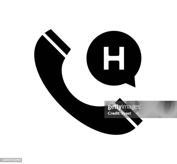 emergency line black filled vector icon - pay phone stock illustrations