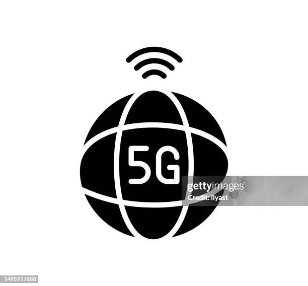global coverage black filled vector icon - flight simulation stock illustrations