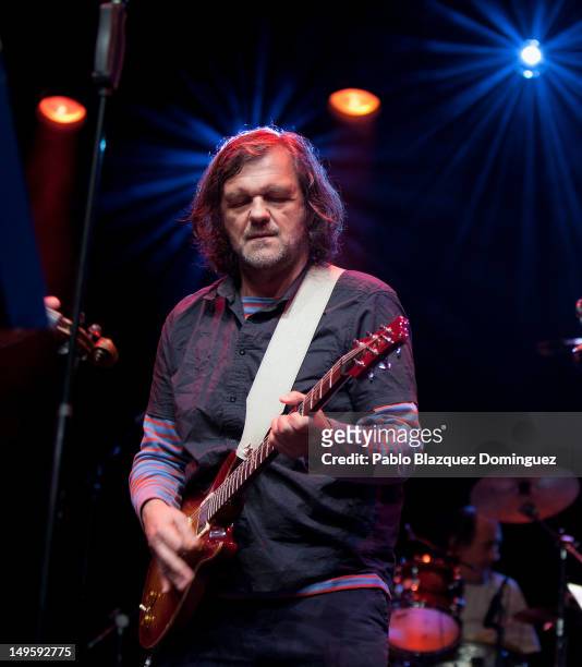 Emir Kusturica and his band the No Smoking Orchestra perform live in concert at Circo Price Theatre on July 31, 2012 in Madrid, Spain.