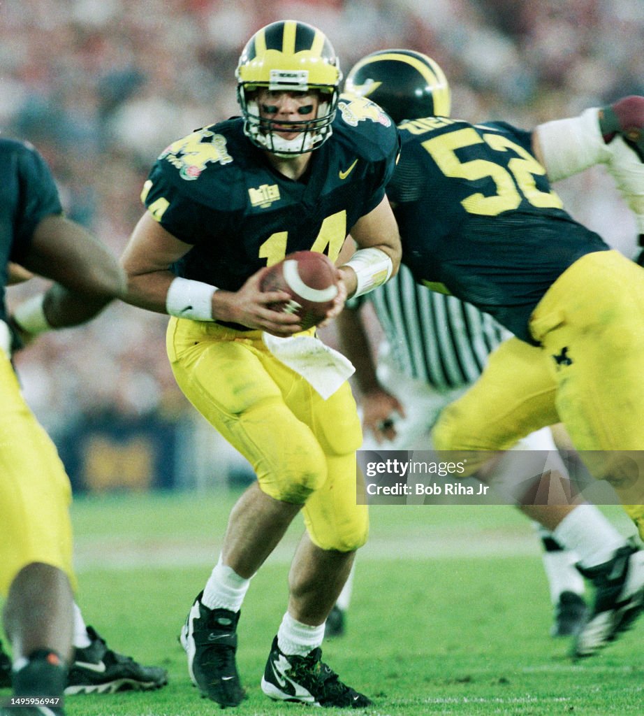 Michigan Quarterback Brian Griese at Rose Bowl