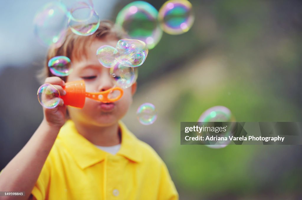 Blowing bubbles