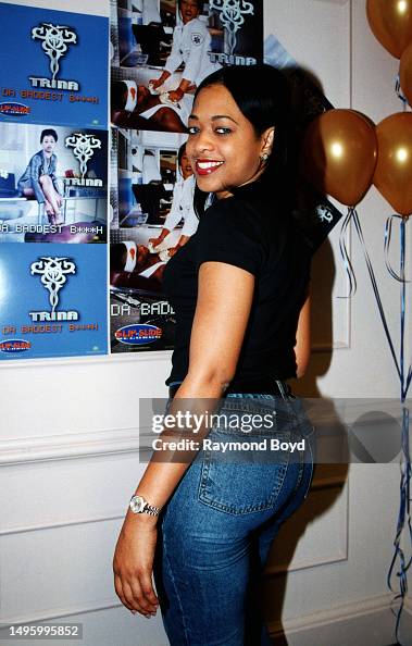 Trime Rapper Rapper Trina poses for photos during her album release party in... News ...
