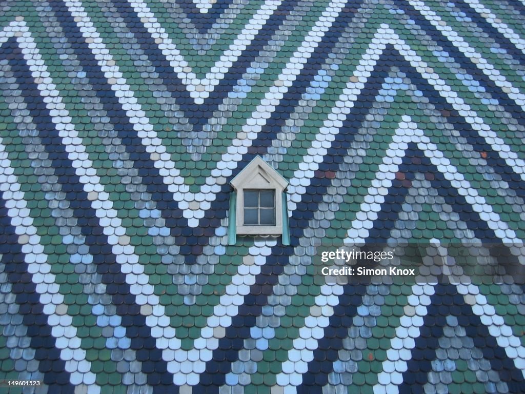 Stephansdom roof mosaic