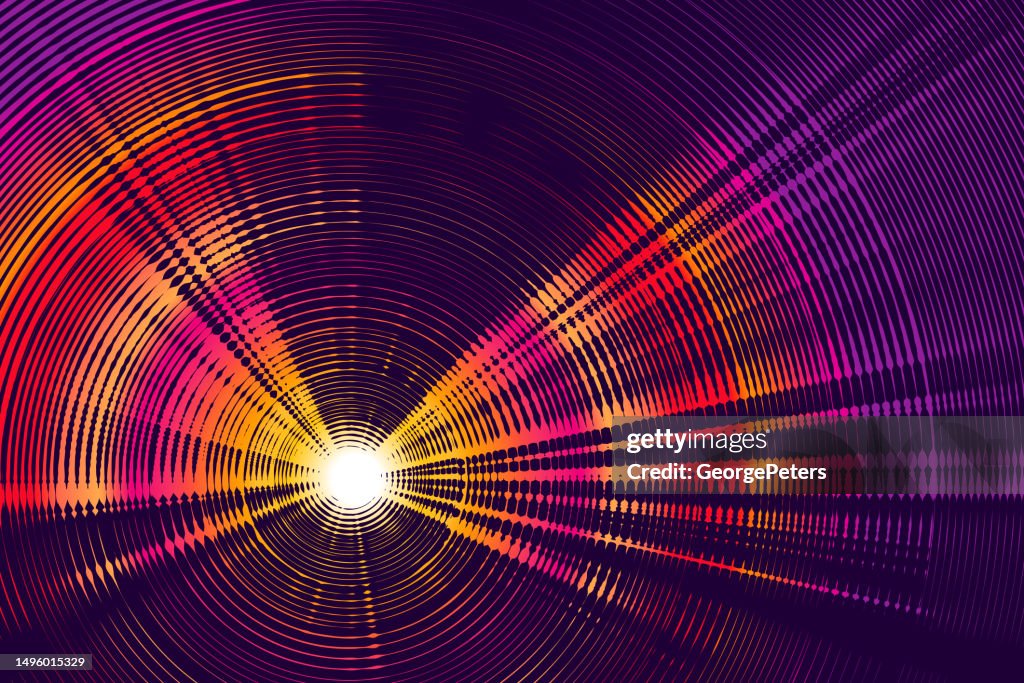 Reality Background Light Augmented Reality Background With Light Beams And Zoom High-Res Vector ...