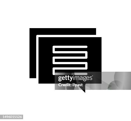 Comments Black Filled Vector Icon Comments Black Filled Vector Icon