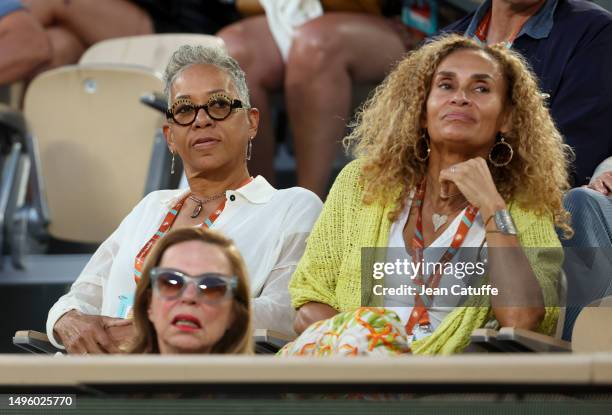 Lori McNeil attends the 2023 French Open at Stade Roland Garros on June 4, 2023 in Paris, France.