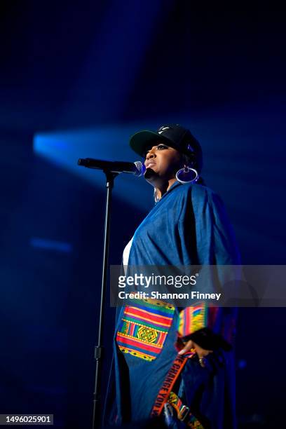 Rapsody performs at "I Am Woman: A Celebration of Women in Hip Hop" at The Kennedy Center on June 04, 2023 in Washington, DC.