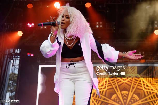Eve performs during the 2023 The Roots Picnic at The Mann on June 04, 2023 in Philadelphia, Pennsylvania.