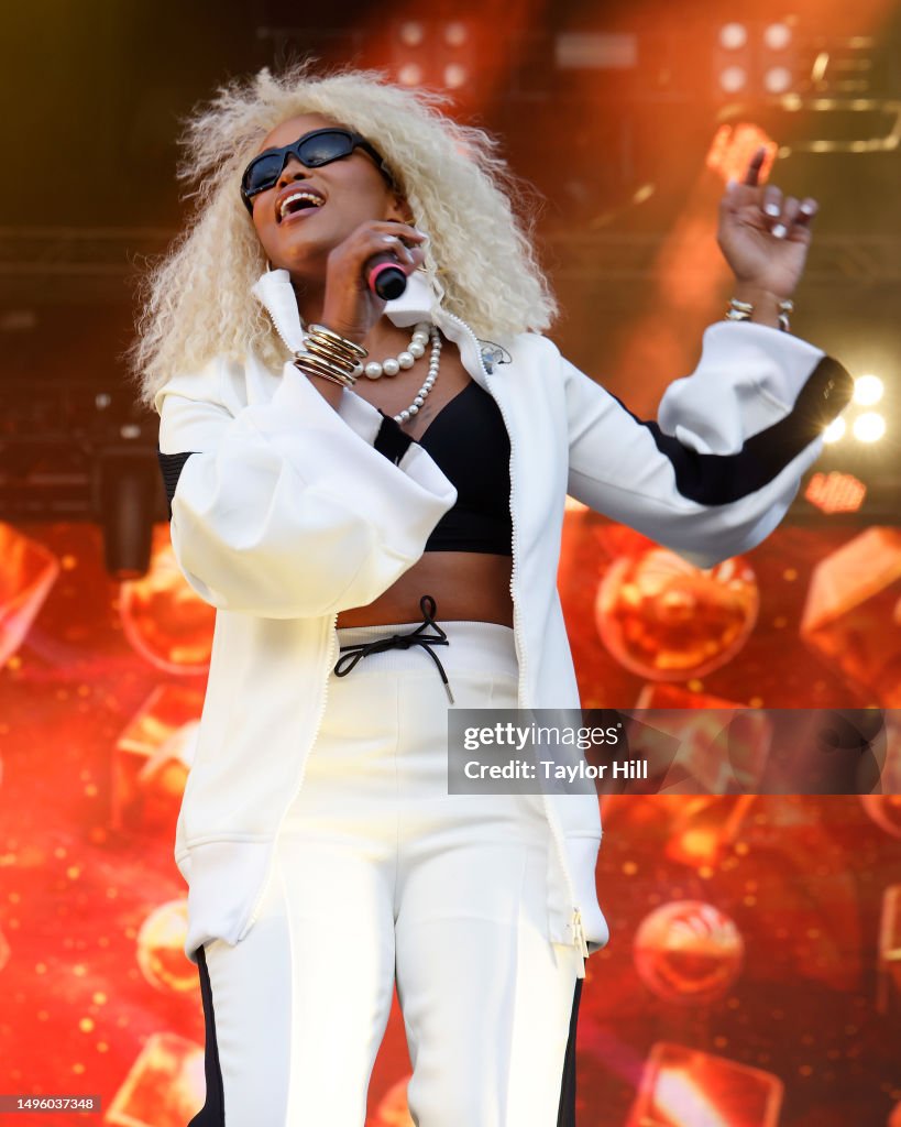 Eve Roots Eve performs during the 2023 The Roots Picnic at The Mann on June 04 ...