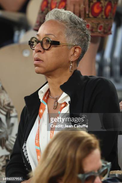 Lori McNeil attends the 2023 French Open at Stade Roland Garros on June 4, 2023 in Paris, France.