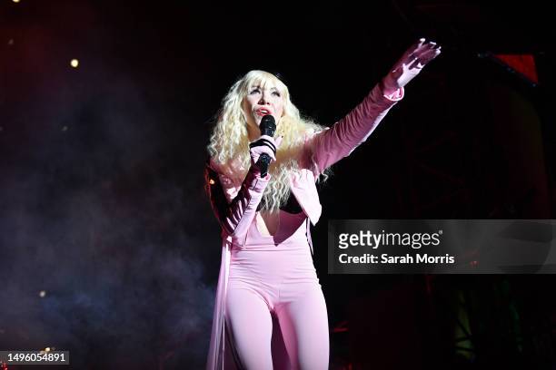 Carly Rae Jepsen performs during Outloud At WeHo Pride 2023 at West Hollywood Park on June 04, 2023 in West Hollywood, California.
