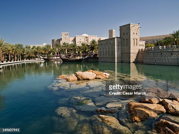 madinat - madinat jumeirah hotel stock pictures, royalty-free photos & images