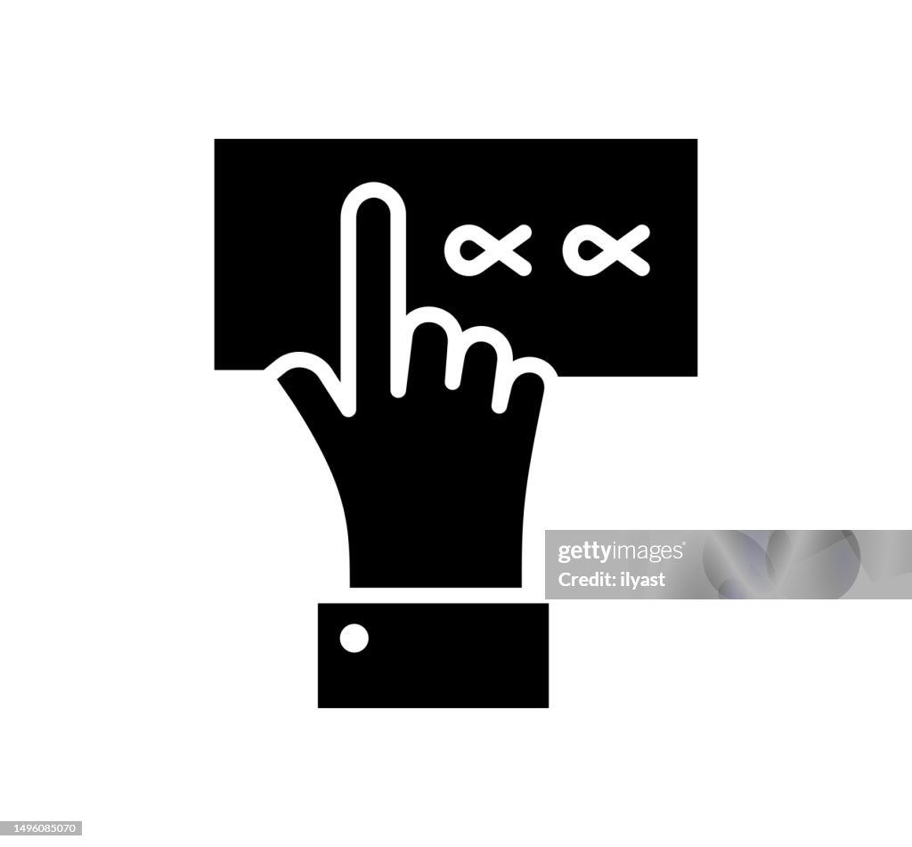 Encryption Black Filled Vector Icon