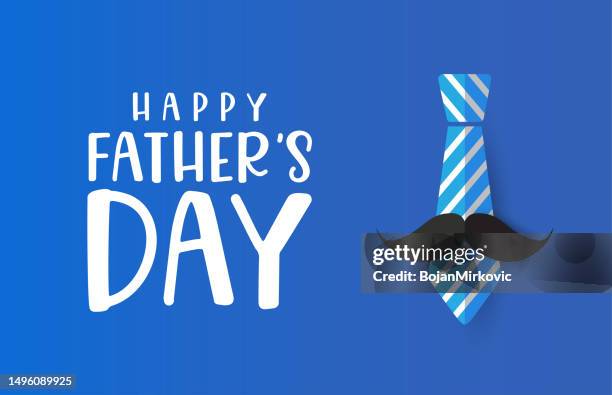 happy father's day card, background. vector - necktie stock illustrations