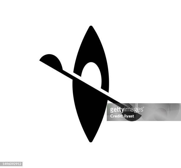 ilustraciones, imágenes clip art, dibujos animados e iconos de stock de icono vectorial relleno de negro de remo - rowing