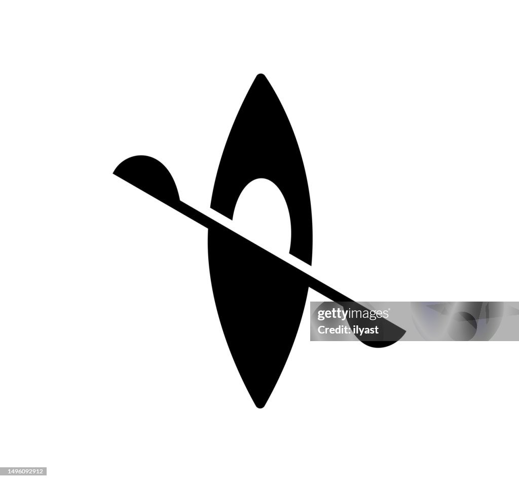 Rowing Black Filled Vector Icon