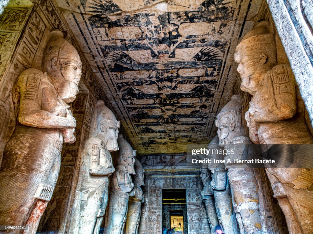 Interior Of The Great Temple At Abu Simbel Temple In Egypt High Res interior-of-the-great-temple-at-abu-simbel-temple-in-egypt-high-res