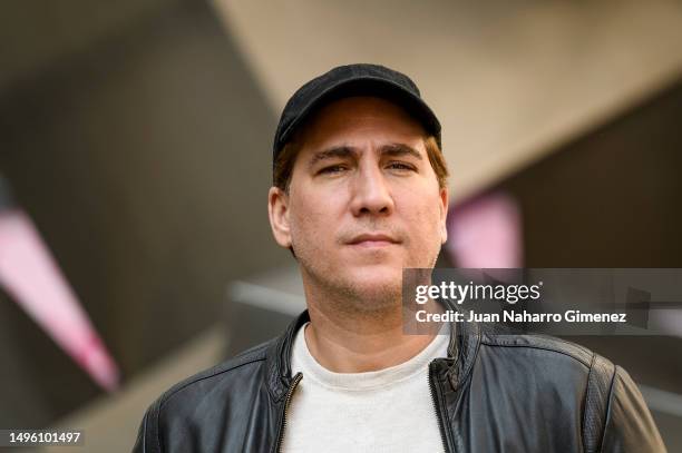 Alberto Ammann attends the 'Upon Entry' photocall at Renoir Cinema on June 05, 2023 in Madrid, Spain.