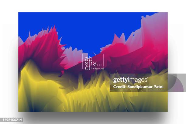abstract background with dynamic effect. creative design poster with vibrant gradients. - interactive presentation stock illustrations
