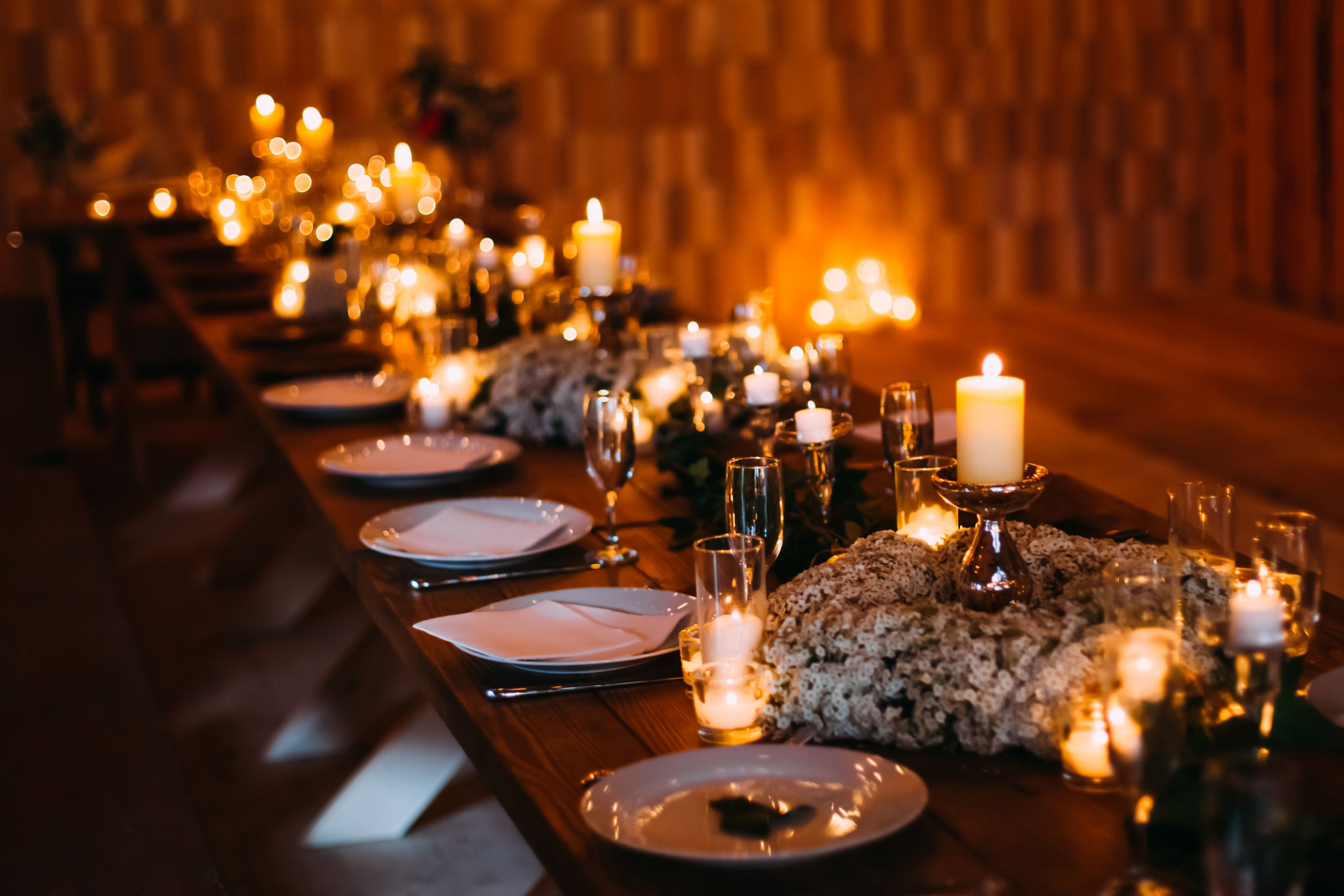 rustic table setup