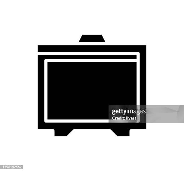 briefcase black filled vector icon - foreign corruption stock illustrations