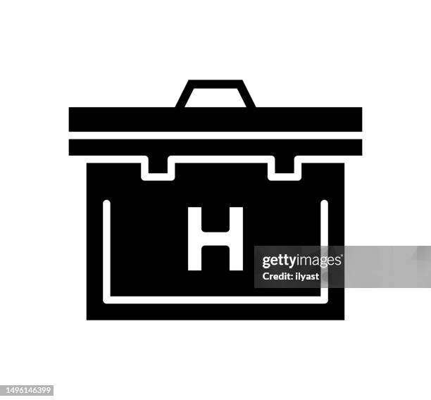 first aid black filled vector icon - full coverage stock illustrations