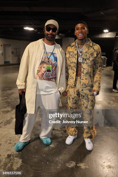 Joe Budden and NLE Choppa attend Hot 97 Summer Jam at UBS Arena on June 04, 2023 in Elmont, New York.