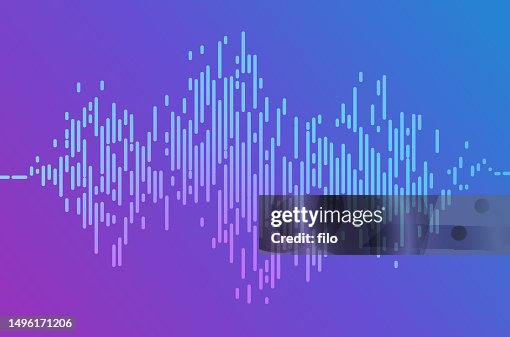 Audio Line Podcast Sound Wave Form Gradient Audio Line Podcast Sound Wave Form Gradient