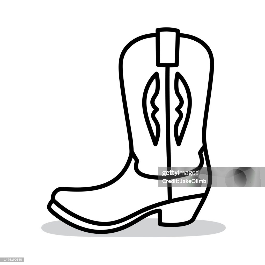 Cowboy Boot Doodle 5
