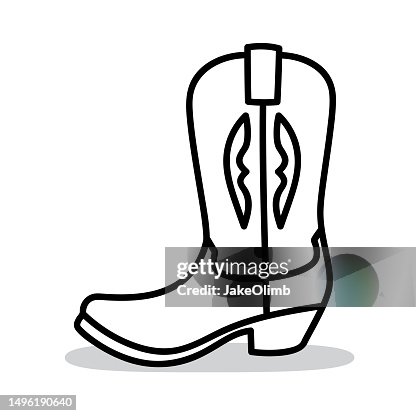 Cowboy Boot Doodle 5 Cowboy Boot Doodle 5