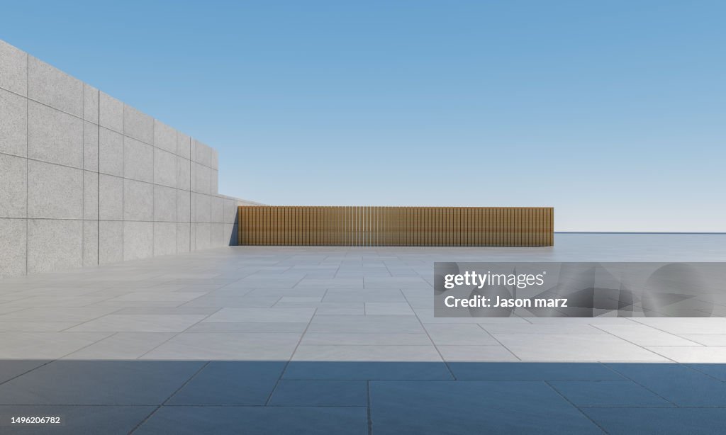 "Empty architectural background
3D architectural background"