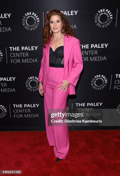Debra Messing attends The Impact Of "Will & Grace": 25 Years Later at Paley Museum on June 05, 2023 in New York City.