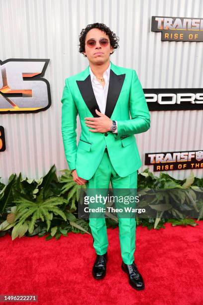 Anthony Ramos attends Paramount's "Transformers: Rise Of The Beasts" premiere at Kings Theatre on June 05, 2023 in New York City.