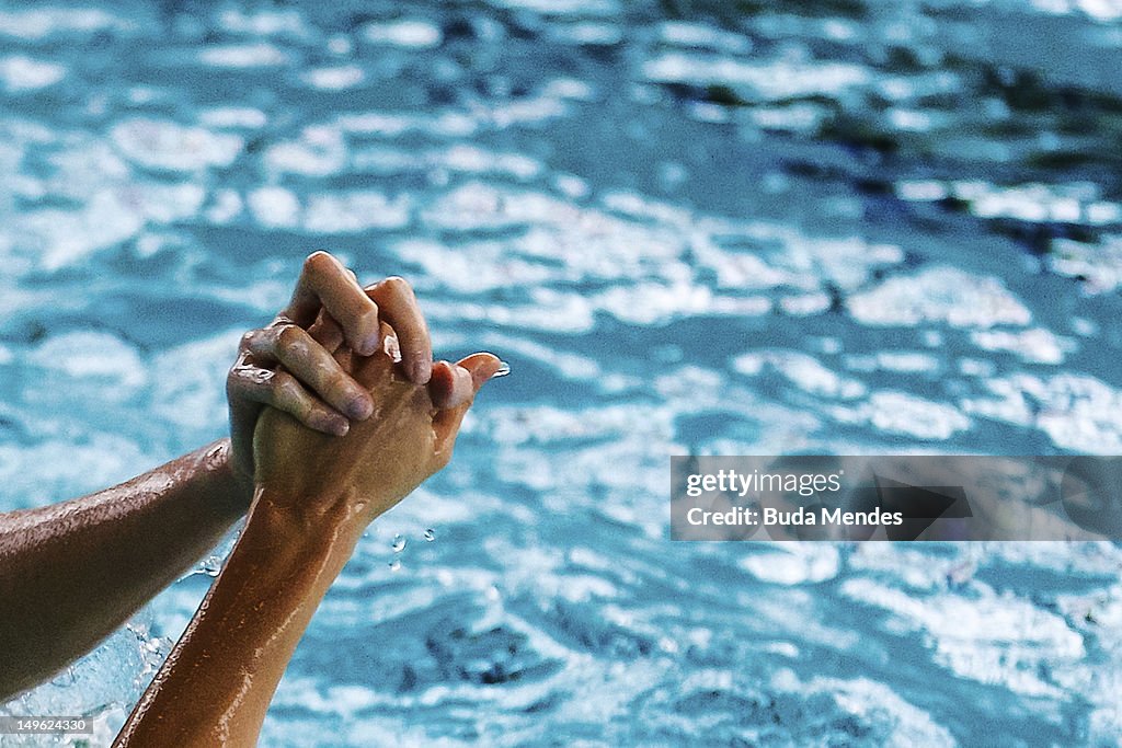 Brazilian Olympic Synchronized Swimming Training Session