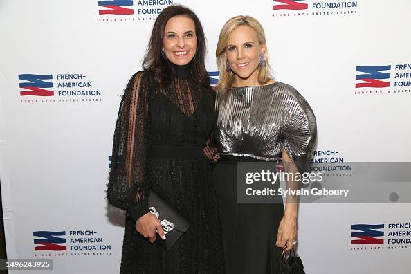 Dina Powell McCormick and Tory Burch attend the French-American... News ...