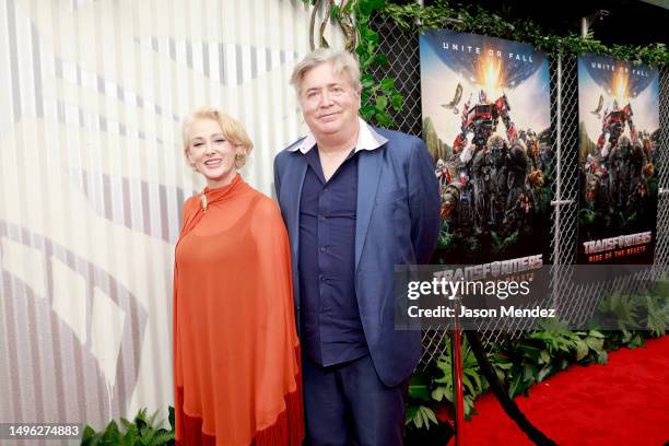 Susan Montford and producer Don Murphy attend the US Premiere of Paramount Pictures' "Transformers: Rise of the Beasts" at Kings Theatre on June 05...