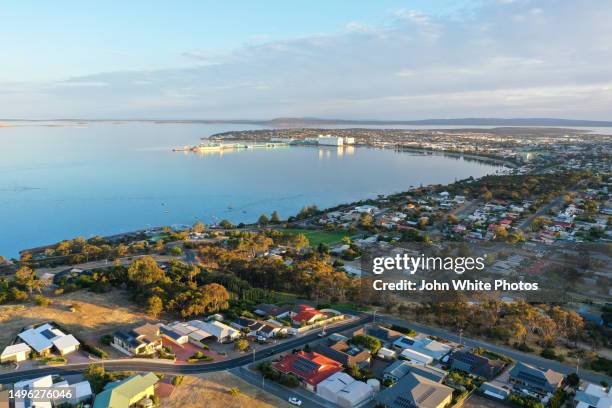 port lincoln. eyre peninsula. south australia. - port lincoln stockfoto's en -beelden