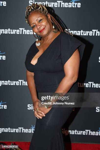 Tonya Pinkins attends The Opening Night Of Branden Jacobs-Jenkins' "The Comeuppance" at Signature Theatre on June 05, 2023 in New York City.