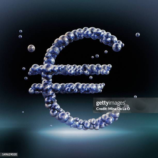 bubbles euro - devaluation stock pictures, royalty-free photos & images