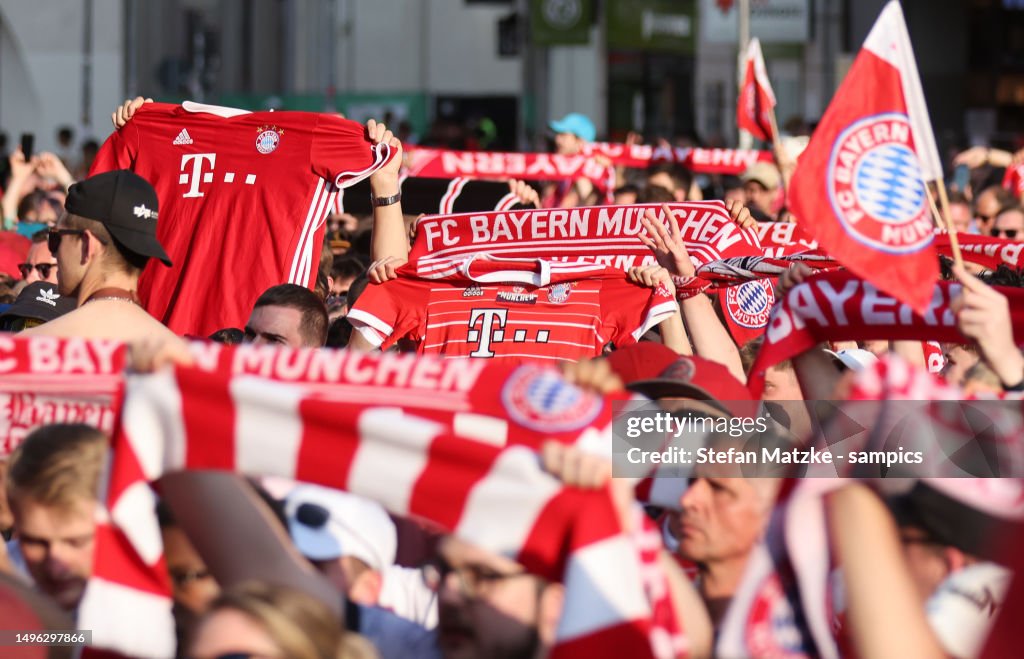 FC Bayern Muenchen Celebrates Winning The Bundesliga