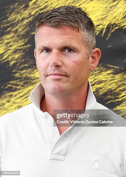 Director Nick Love attends 'The Sweeney' photocall during the 65th Locarno Film Festival on August 1, 2012 in Locarno, Switzerland.