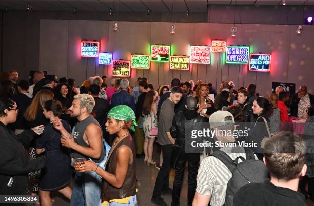 Guests attend an afterparty for HBO Documentary Films' The Stroll at Whitney Museum on June 05, 2023 in New York City.