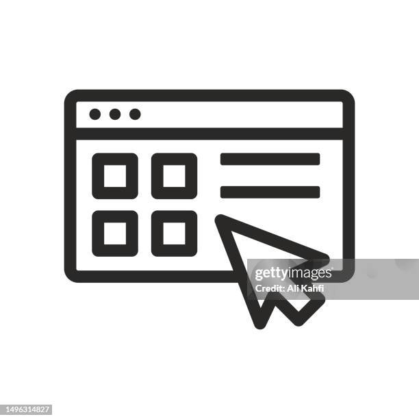 web browser icon - web browser stock illustrations