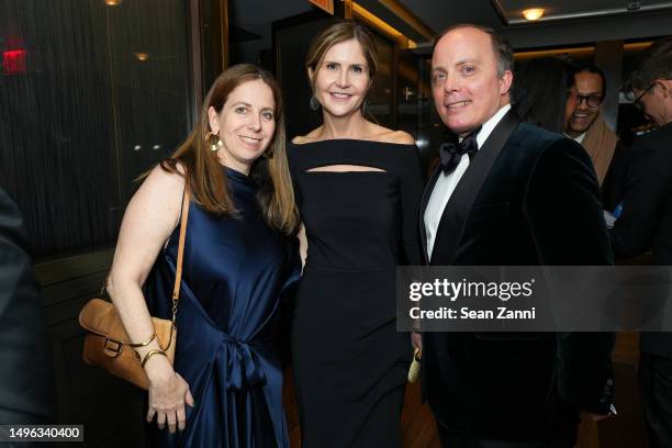 Guest, Kirsten Touw and guest attend the French-American Foundation - United States Gala 2023 at The Rainbow Room on June 05, 2023 in New York City.