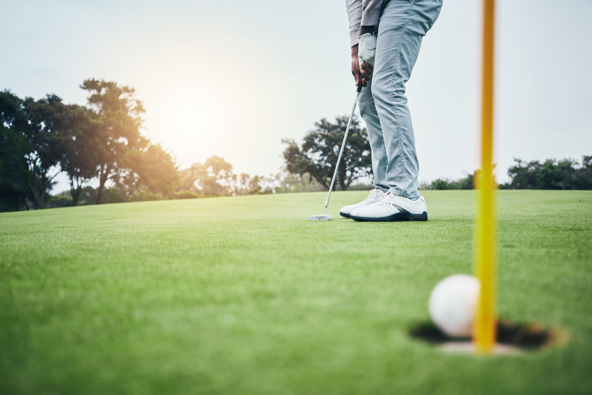 golf stance
