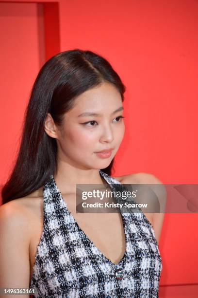 Jennie Ruby Jane attends "The Idol" Premiere Afterparty at the 76th annual Cannes film festival at Palm Beach on May 22, 2023 in Cannes, France.