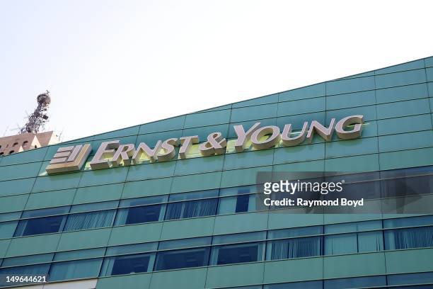 The Ernst And Young building, in Detroit, Michigan on JULY 21, 2012.
