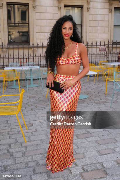 Vick Hope attends the Royal Academy of Arts Summer Exhibition Preview Party at Burlington House on June 06, 2023 in London, England.