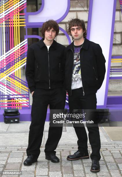 Gene Gallagher and Lennon Gallagher attend the Royal Academy of Arts Summer Exhibition Preview Party at Burlington House on June 06, 2023 in London,...